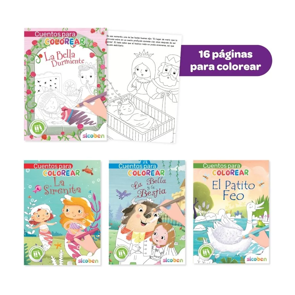 CUENTOS PARA COLOREAR | SICOBEN