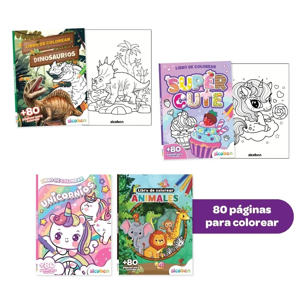 SUPER LIBRO DE COLOREAR | SICOBEN