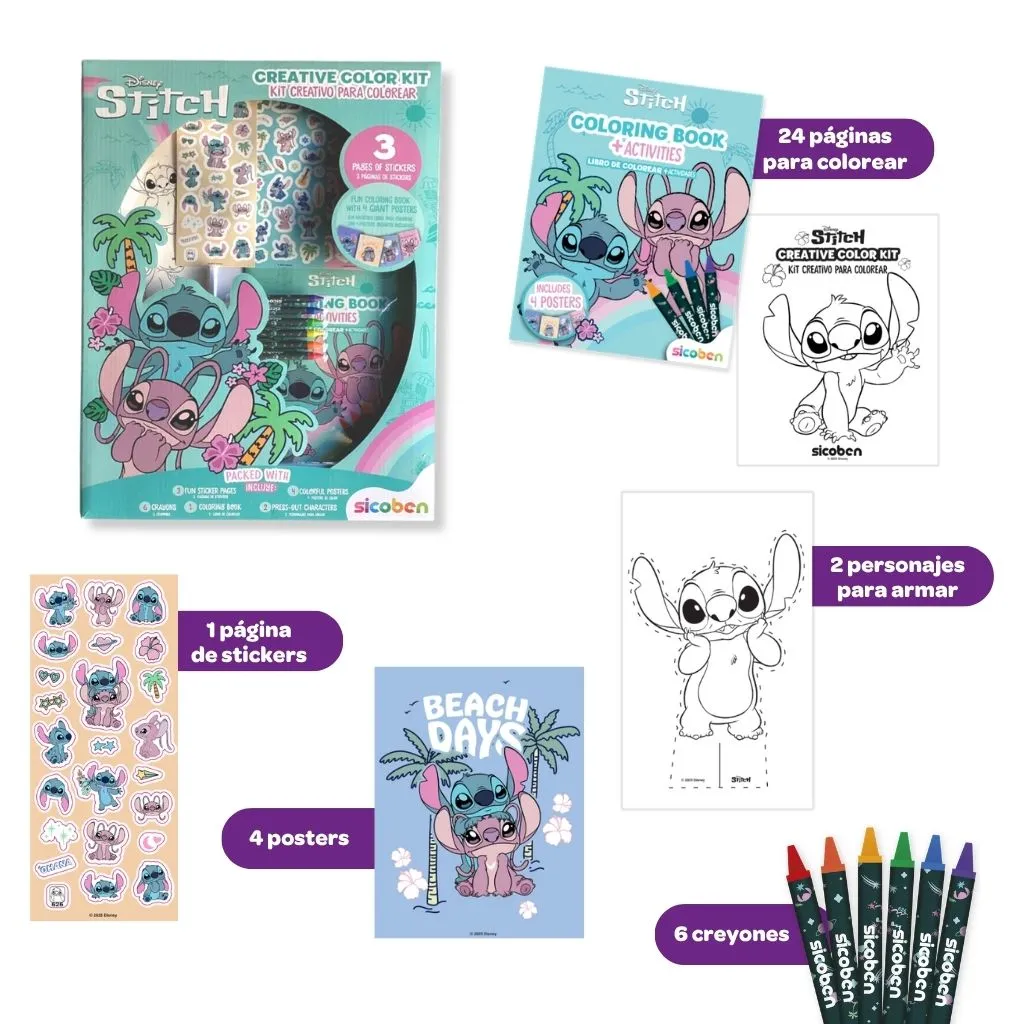 CREATIVE KITS STITCH NIÑA | DISNEY