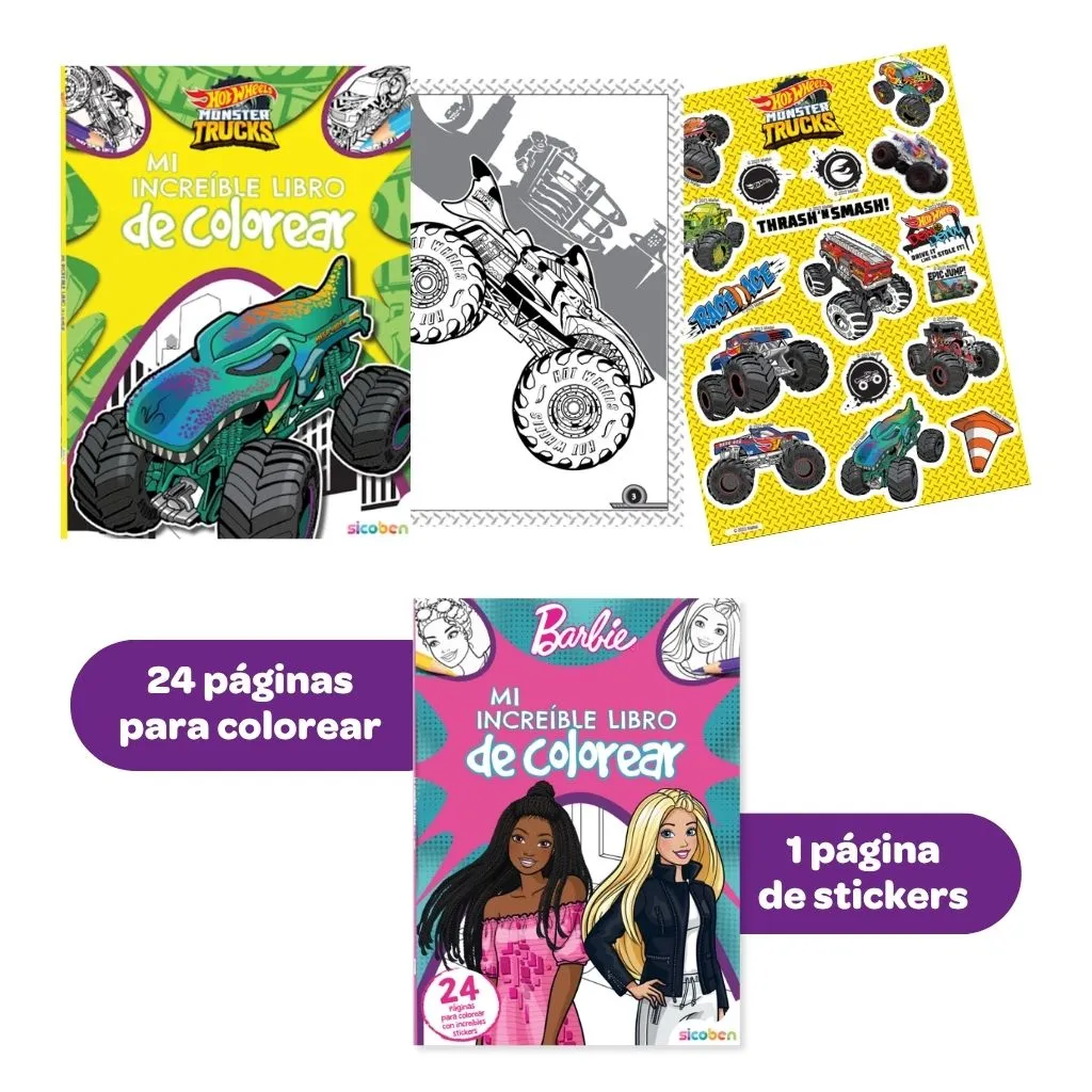 MI INCREÍBLE LIBRO DE COLOREAR | MATTEL