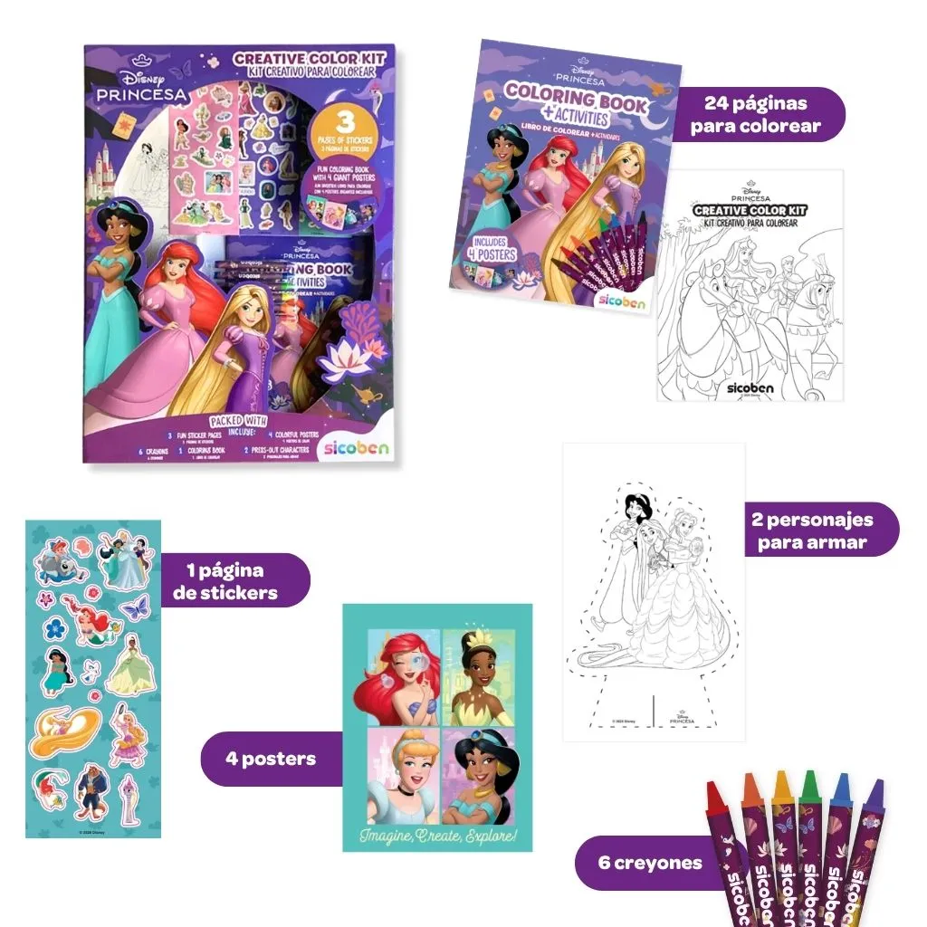 CREATIVE KITS PRINCESS | DISNEY