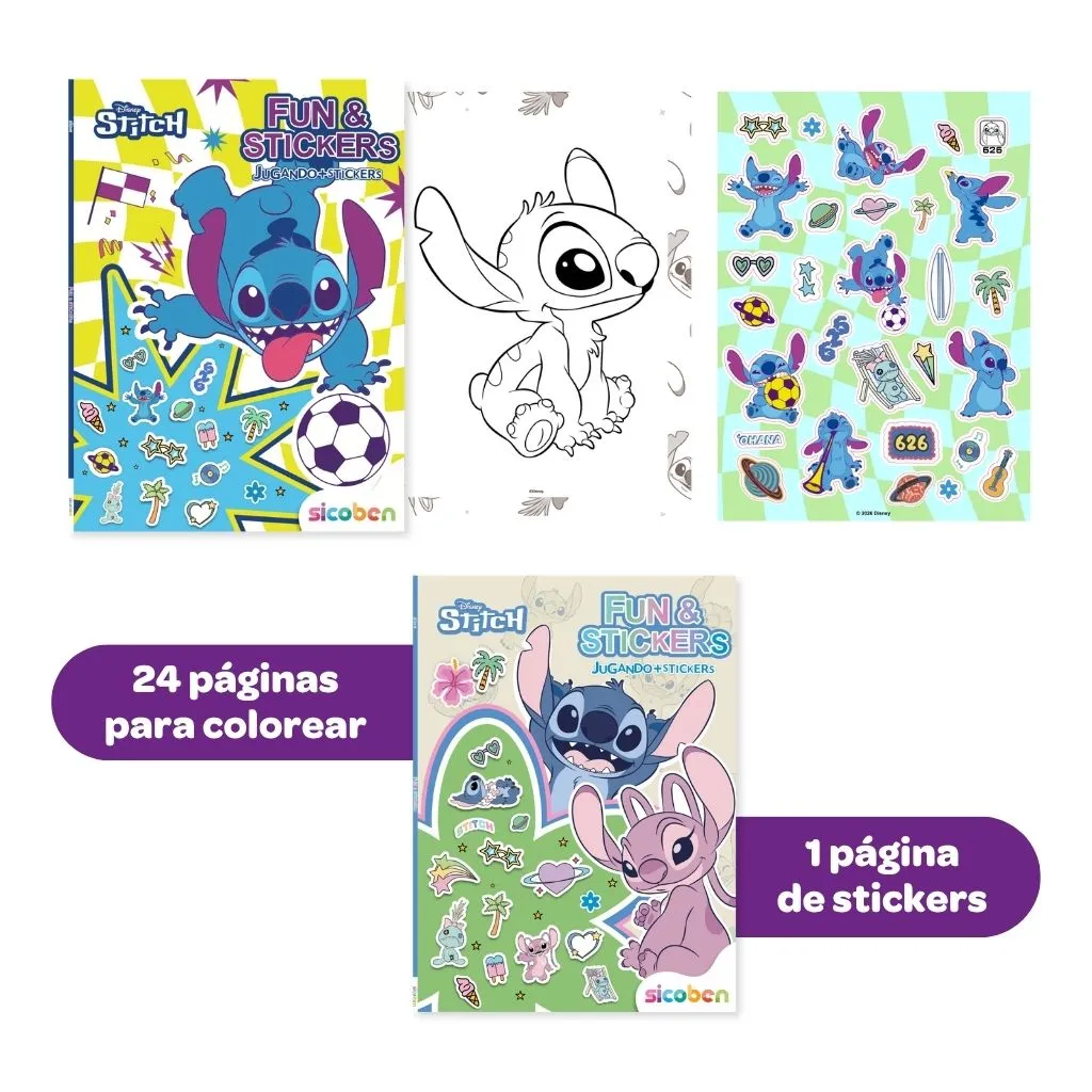 JUGANDO + STICKERS 1 | DISNEY