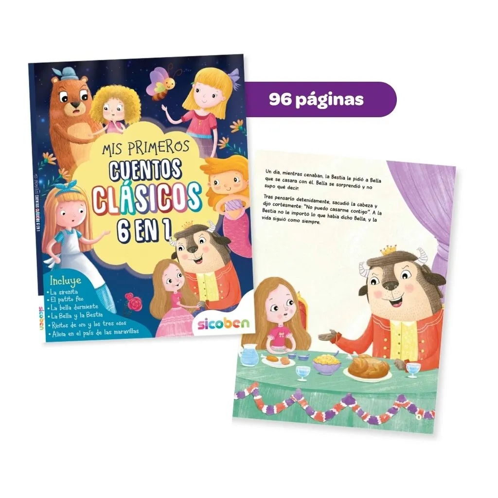 CUENTOS CLÁSICOS 6 EN 1 | SICOBEN