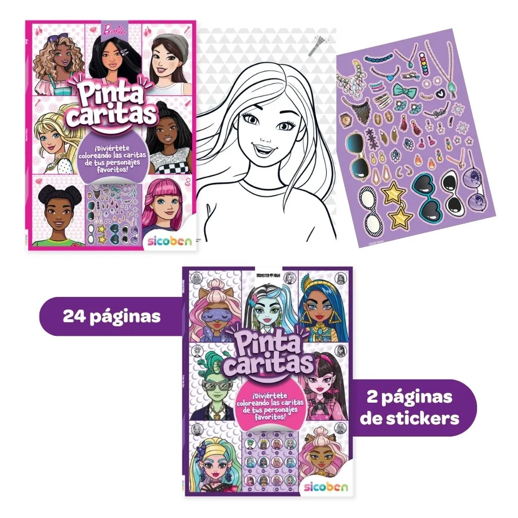 PINTO CARITAS BARBIE | MATTEL