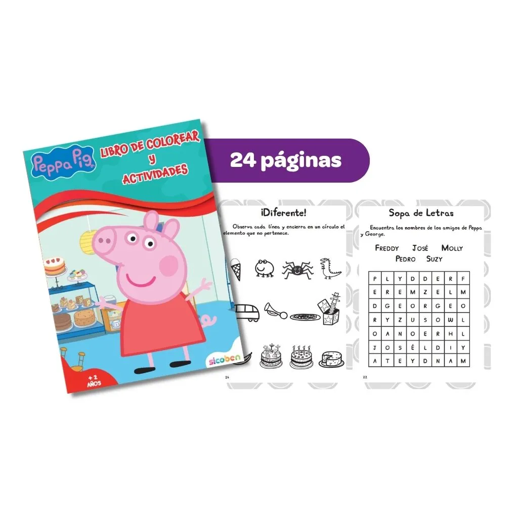 LIBRO DE COL Y ACTV PEPPA | HASBRO