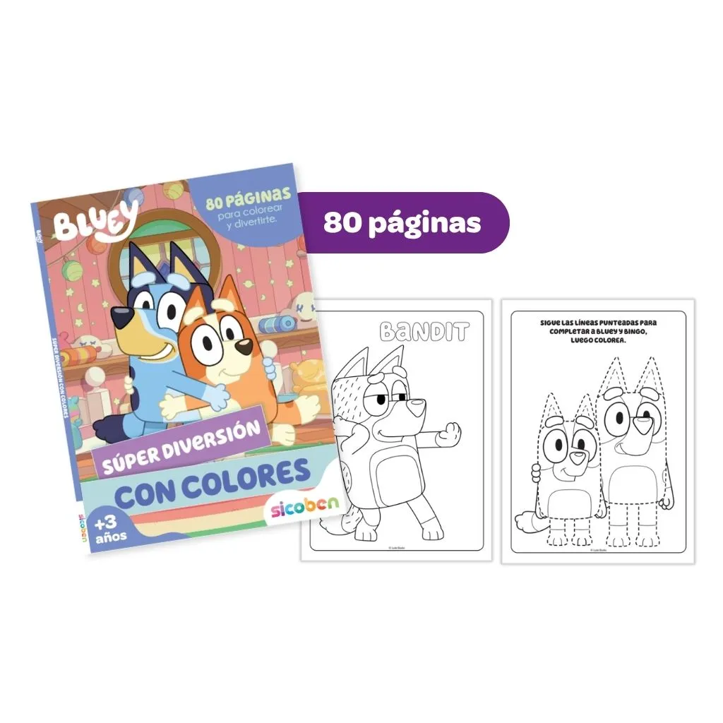 SUPER LIBRO DE COL | BLUEY