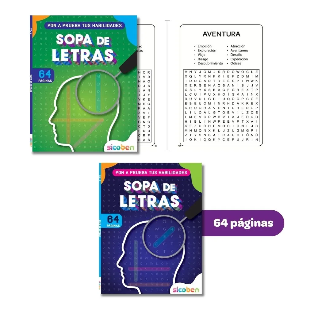 SOPA DE LETRAS PON A PRUEBA TUS HABILIDADES | SICOBEN