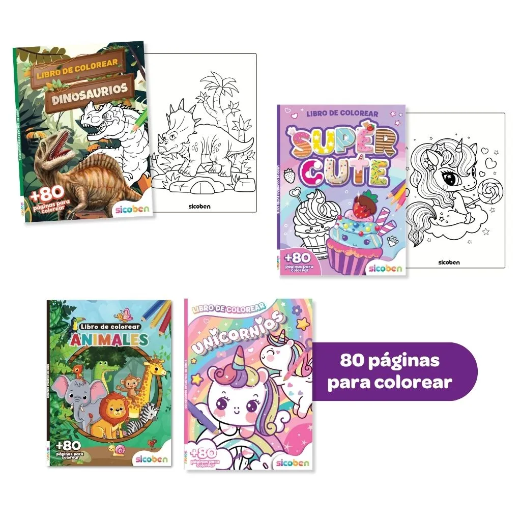 SUPER LIBRO DE COLOREAR | SICOBEN
