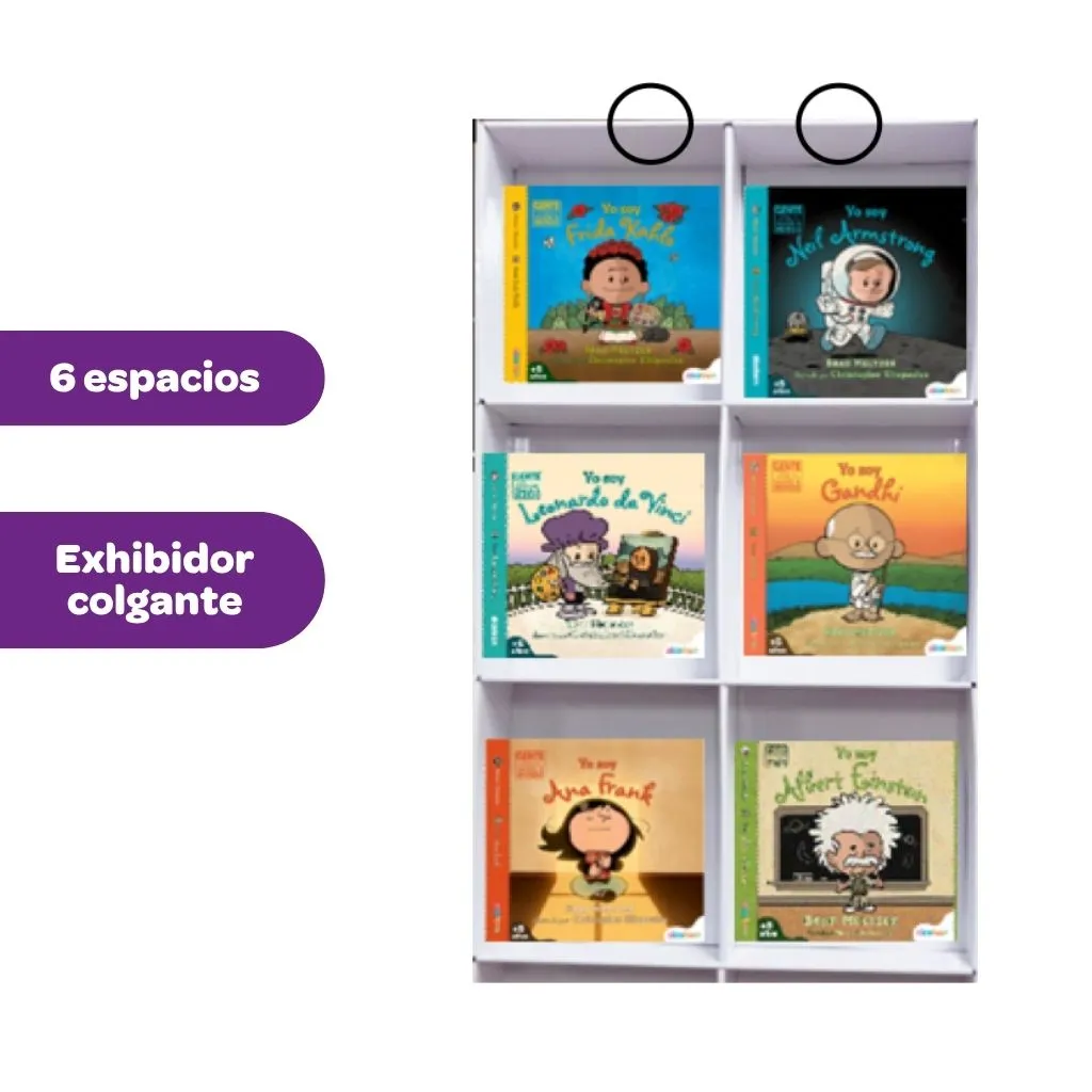 DISPLAY COLGANTE DE 6 ESPACIOS