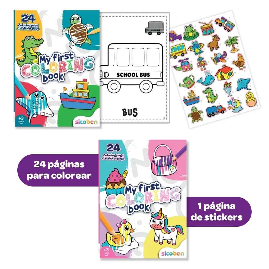 MY FIRST COLORING BOOK | SICOBEN
