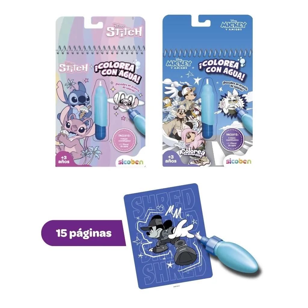 COLOREA CON AGUA 2 | DISNEY