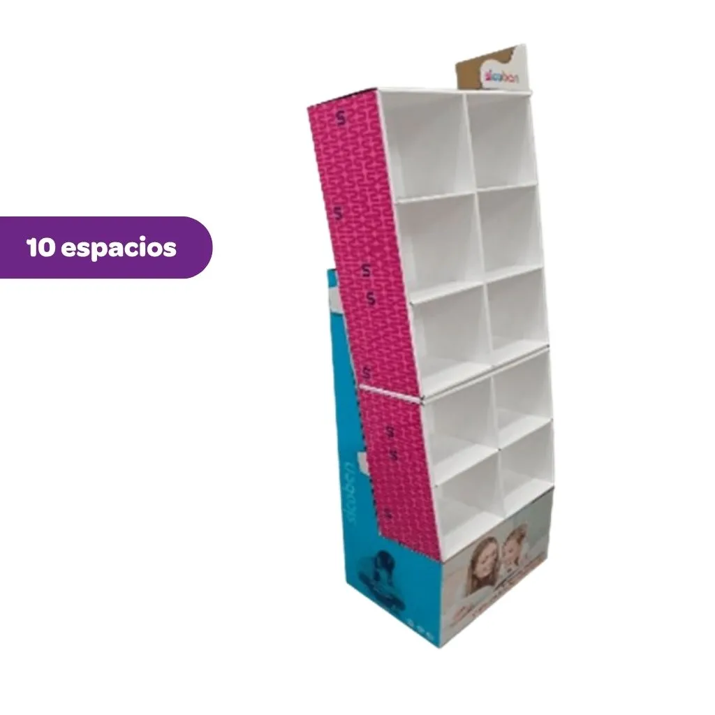 DISPLAY DE PISO 20X20 10 ESPACIOS
