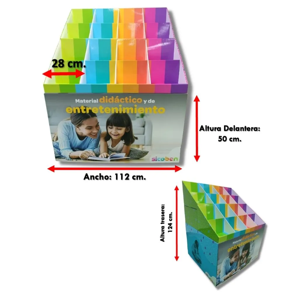 EXHIBIDOR PALLET DE 16 ESPACIOS