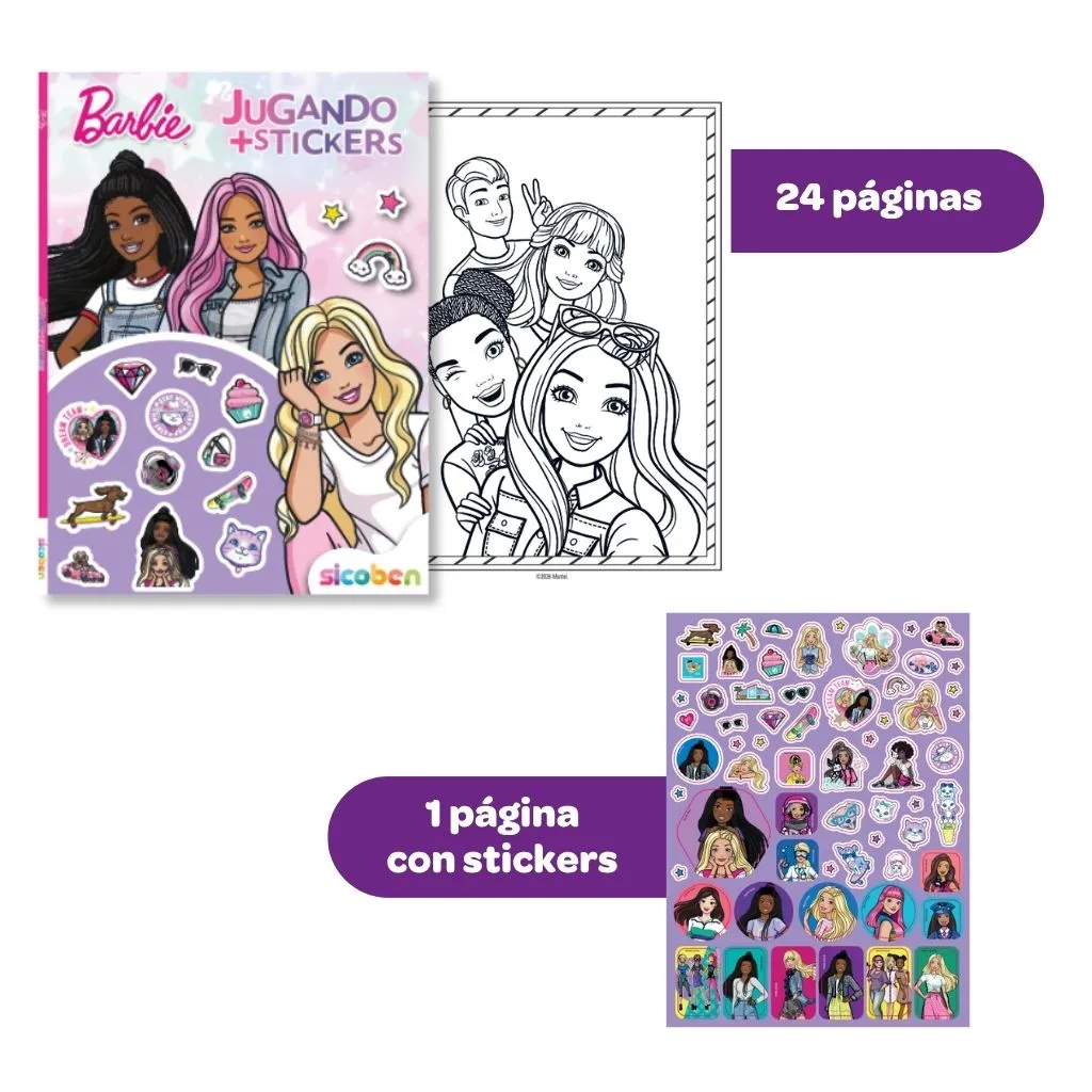 JUGANDO + STICKERS | MATTEL