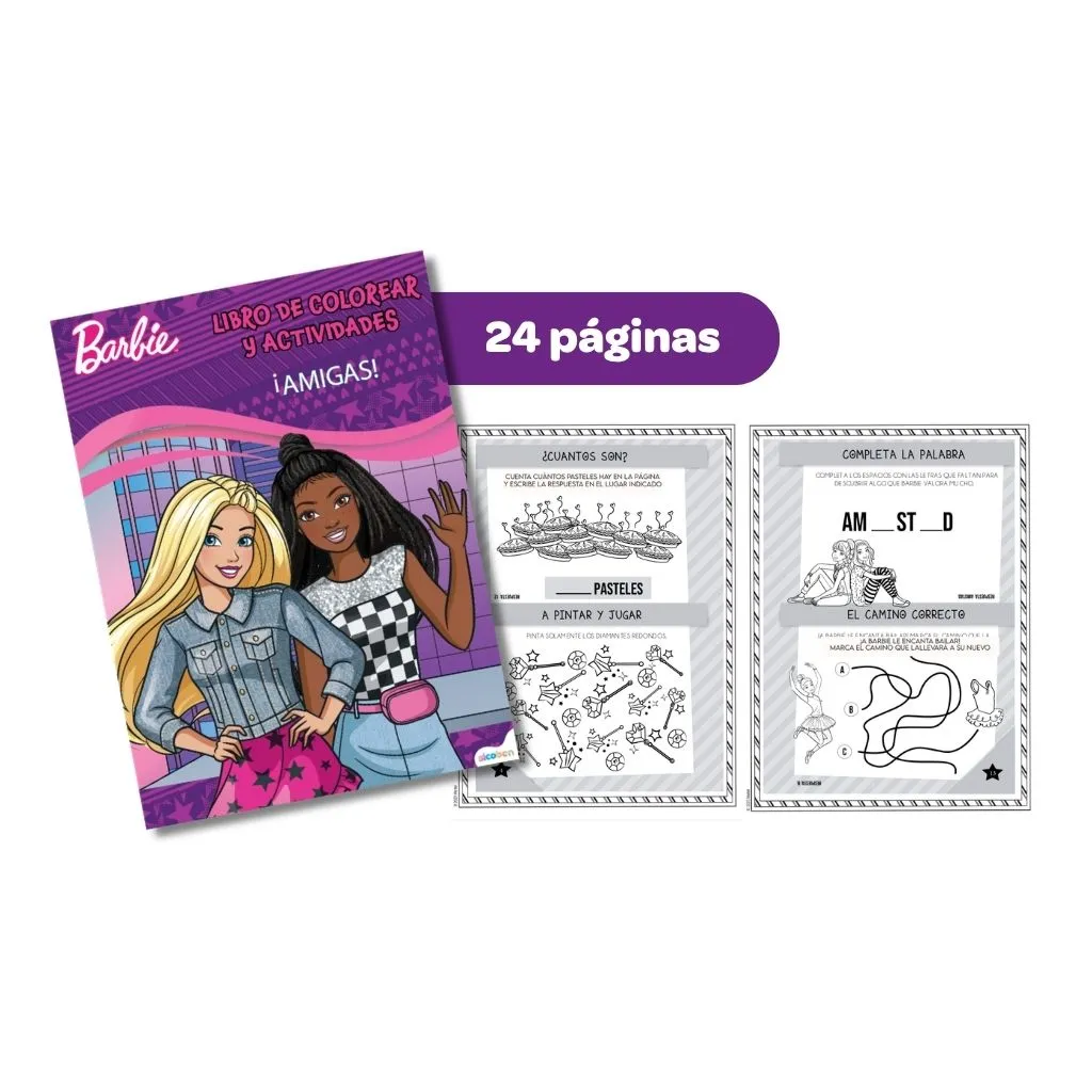 LIBRO DE ACTV Y COL BARBIE | MATTEL